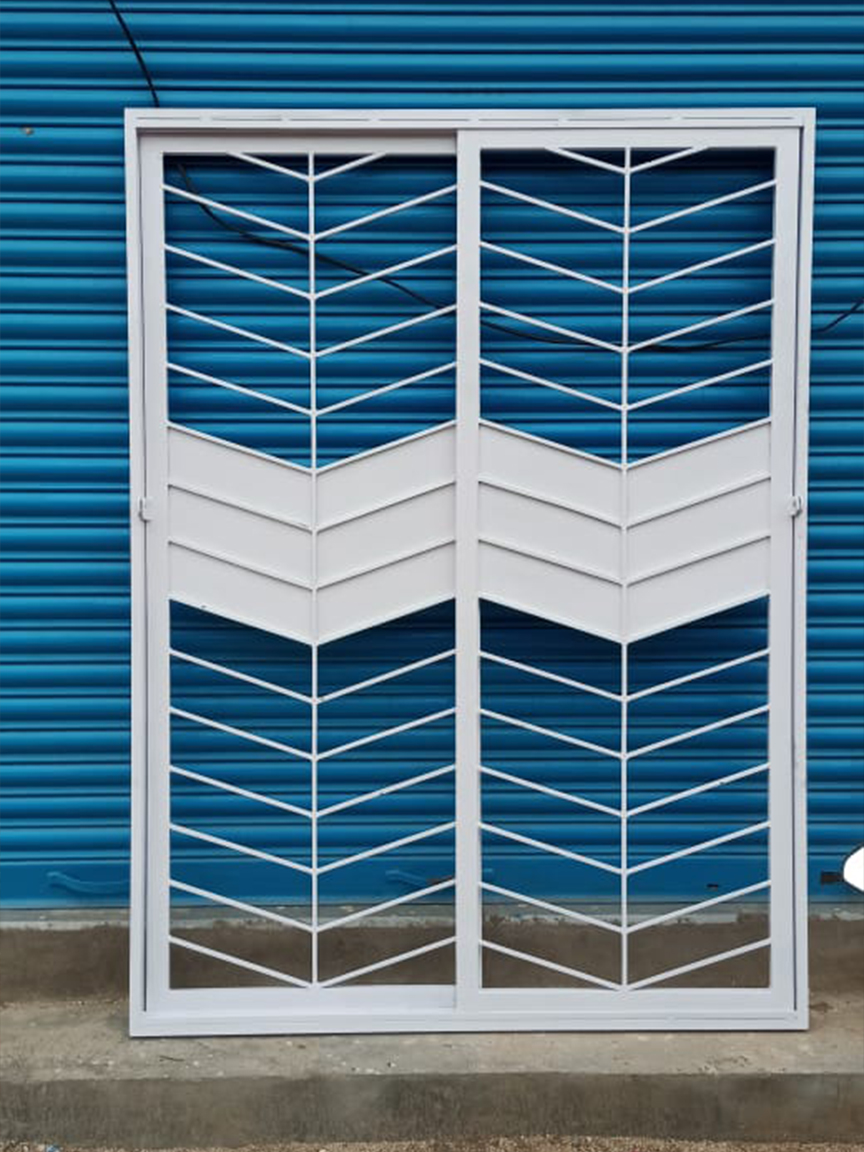 BALCONY GRILLS WITH PIPES